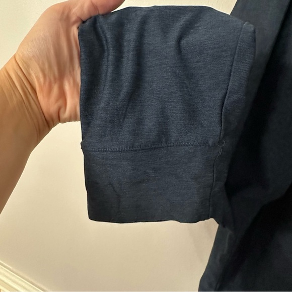 Under Armour Men’s Navy Blue  Long Sleeve 1/4 Button Up Collard Shirt Sz XL GUC - Picture 6 of 9